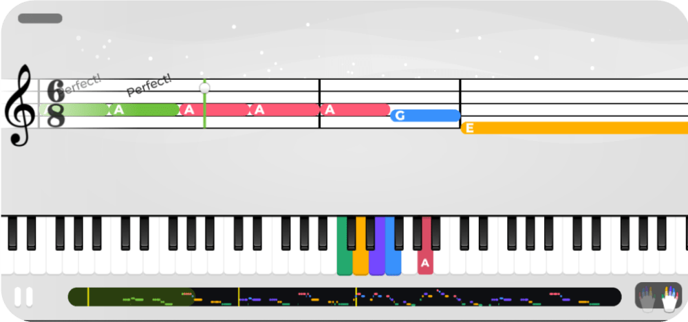 Yousician Piano Interface